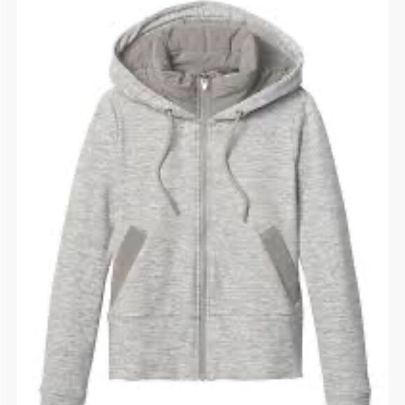 ATHLETA Victory PrimaLoft Hoodie Gray Size Small - Picture 11 of 11